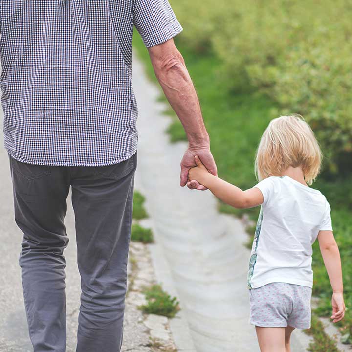 family with small child